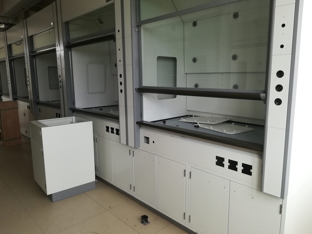 new fume hood install at new laboratory